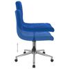 vidaXL Sillas de comedor giratorias 2 uds terciopelo azul