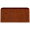vidaXL Jardinera de acero corten 62x30x29 cm