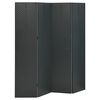 vidaXL Biombo divisor de 4 paneles acero gris antracita 160x180 cm