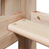 vidaXL Cama litera sin colchón madera maciza de pino 90x200 cm