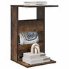 vidaXL Mesa lateral Roble ahumado 40 x 35 x 60,5 cm
