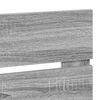 vidaXL Cabecero Gris Sonoma 135 cm Madera de ingenier&iacute;a