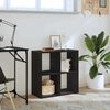 vidaXL Estanter&iacute;a Roble negro 68.5 x 32 x 68.5 cm Madera contrachapada