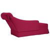vidaXL Chaise longue respaldo reposabrazos derecho terciopelo