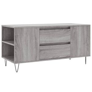 vidaXL Mesa de centro madera de ingenier&iacute;a gris Sonoma 102x44,5x50 cm