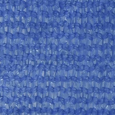 vidaXL Toldo de vela HDPE azul 160 g/m² 3,5x3,5x4,9 m