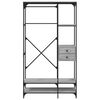 vidaXL Armario con cajones madera ingenier&iacute;a gris Sonoma 100x40x180 cm