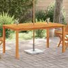 vidaXL Mesa de jard&iacute;n madera maciza de acacia 150x90x74 cm