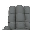 vidaXL Sill&oacute;n de masaje elevable tela gris oscuro