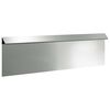 vidaXL Valla para caracoles 16 uds. 100 x 3,5 x 25 cm Plateado