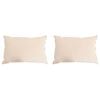 vidaXL Almohada 2 uds. 50 x 75 cm Todas las estaciones Fibra de Kapok