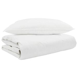 vidaXL Edred&oacute;n de Verano con almohada 2 uds. Pluma de pato