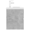 vidaXL Mueble con lavabo madera de ingenier&iacute;a gris hormig&oacute;n