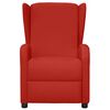 vidaXL Sill&oacute;n orejero el&eacute;ctrico reclinable cuero sint&eacute;tico rojo tinto