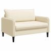 vidaXL Sill&oacute;n XXL Crema Terciopelo