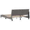 vidaXL Estructura de cama sin colchón Hanko tela gris taupe 160x200 cm