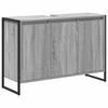 vidaXL Juego de muebles de ba&ntilde;o Gris Sonoma Madera de ingenier&iacute;a