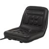 vidaXL Asiento de tractor universal negro