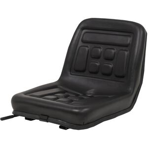 vidaXL Asiento de tractor universal negro