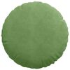 vidaXL Cojines para asiento 2 pcs Verde claro &Oslash; 40 x 13 cm Terciopelo