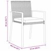 vidaXL Conjunto de Comedor de Jard&iacute;n 5 pcs Gris