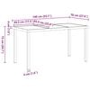 vidaXL Conjunto de Comedor de Jard&iacute;n 5 pcs Beige rat&aacute;n sint&eacute;tico