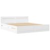 vidaXL Estructura de cama con caj&oacute;n 193 x 203 cm Madera de ingenier&iacute;a