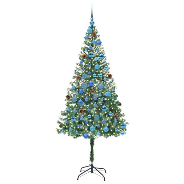 vidaXL &Aacute;rbol de Navidad artificial Verde 180 cm PVC y acero