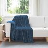vidaXL Mantitas de Sof&aacute; 6 pcs Azul marino 150 x 130 cm Lana