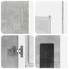 vidaXL Aparador alto con estante FLORIN Gris Concreto 60 x 35 x 182 cm