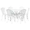 vidaXL Conjunto de Comedor de Jard&iacute;n 7 pcs Aluminio