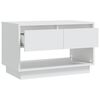 vidaXL Mueble para TV madera contrachapada blanco 70x41x44 cm