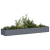 vidaXL Jardinera acero gris antracita 360x80x40 cm