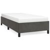 vidaXL Estructura de cama sin colch&oacute;n terciopelo gris oscuro 90x200 cm