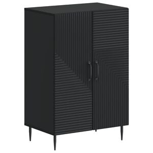 vidaXL Armario Zapatero HAARLEM 59,5 x 39,5 x 89,5 cm Negro