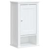 vidaXL Mueble pared ba&ntilde;o BERG madera maciza pino blanco 40x27x71,5 cm