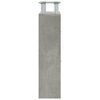 vidaXL Mueble zapatero madera contrachapada gris hormig&oacute;n 63x24x104 cm