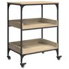 vidaXL Carro de Cocina Roble Sonoma 60 x 41 x 80,5 cm