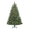 vidaXL Árbol de Navidad artificial con ramas articuladas Verde 270 cm