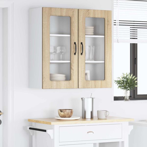 vidaXL Mueble de Cocina Kalmar 2 pcs Roble Sonoma 40 x 31 x 80 cm