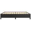 vidaXL Estructura de cama sin colchón cuero sintético negro 200x200 cm