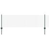 vidaXL Valla con Poste Verde 0,6 x 10 m Acero y PVC