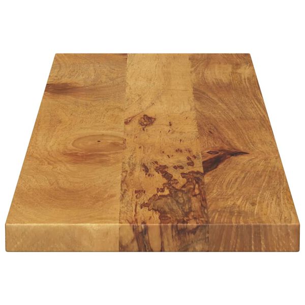 vidaXL Tablero de mesa rectangular madera maciza mango 100x40x2,5 cm