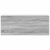 vidaXL Armario de pared baño madera ingeniería gris sonoma 100x25x40cm