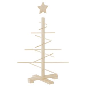 vidaXL &Aacute;rbol de Navidad de madera de adorno madera maciza pino 75 cm