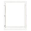 vidaXL Estante para le&ntilde;a madera maciza de pino blanco 80x25x100 cm