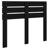 vidaXL Cabecero Roble Negro 120 cm Madera contrachapada
