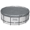 Bestway Cubierta para Piscina &Oslash;3,66 m Redondo Poli&eacute;ster Gris