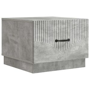 vidaXL Mesa de Caf&eacute; Gris Hormig&oacute;n 49 x 50 x 37 cm Madera de Ingenier&iacute;a