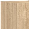 vidaXL Muebles TV pared con LED 6 pzas madera ingeniería roble Sonoma